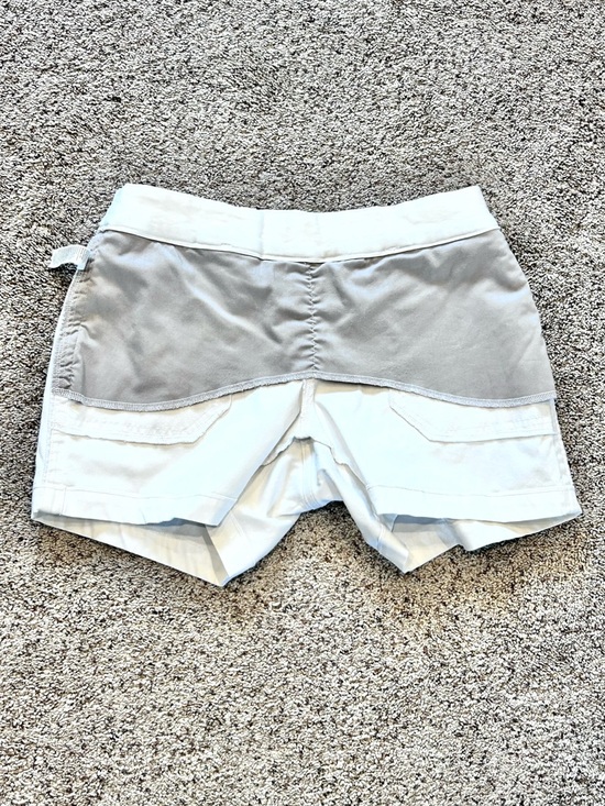 Spanx Shorts Stretch Twill White Pull On Hidden Shaping Slimming Women’s M - Picture 4 of 16